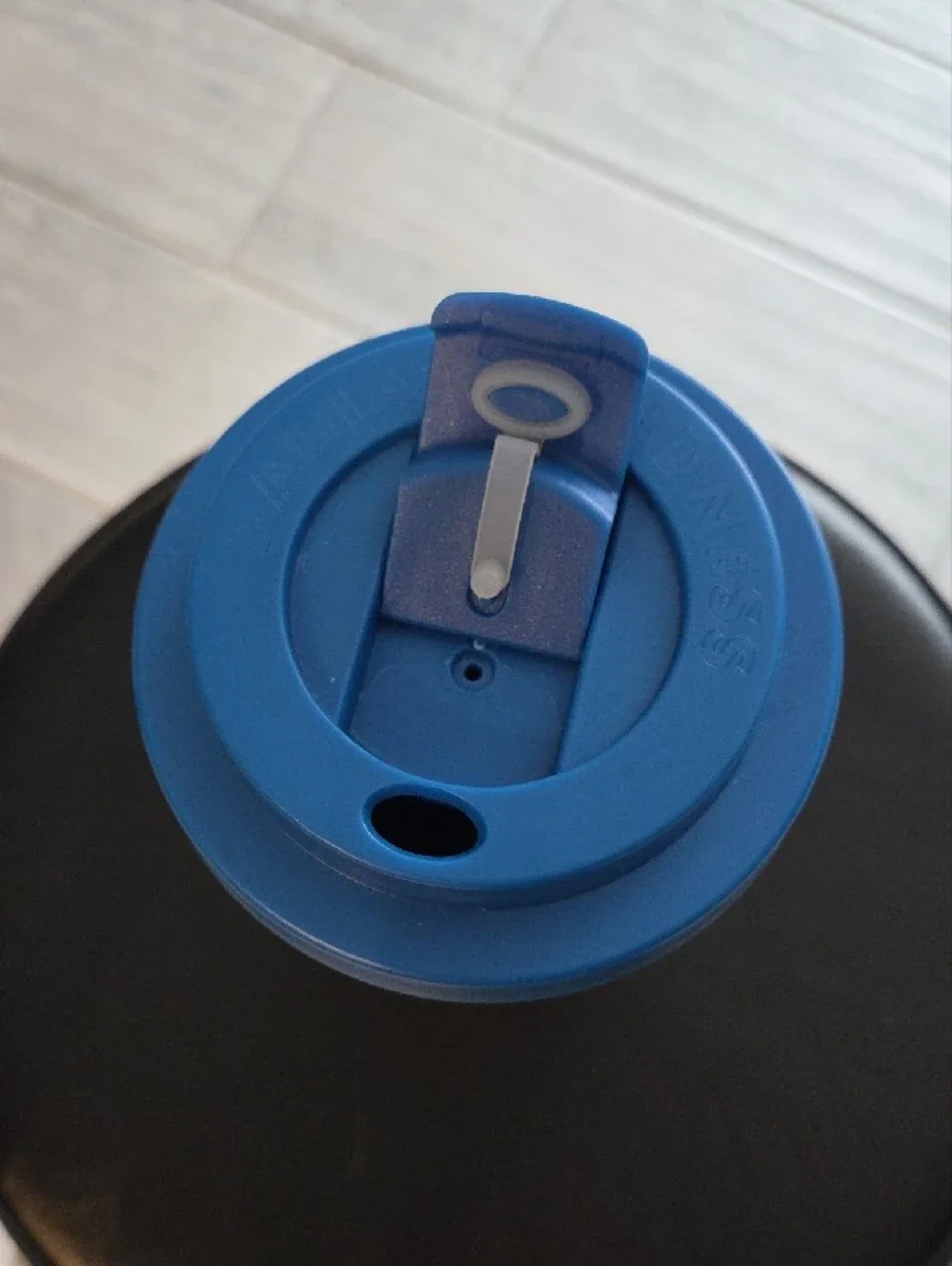 Dutch Bros White & Blue Logo Travel Cup